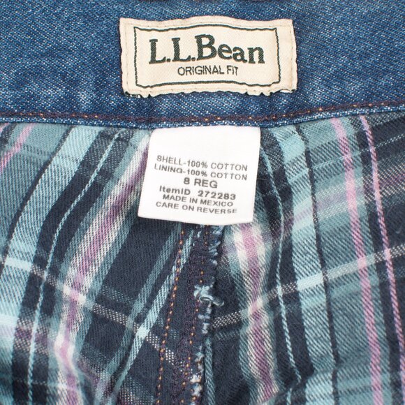 L.L. Bean Women's High Rise Jeans - Blue - Picture 7 of 8